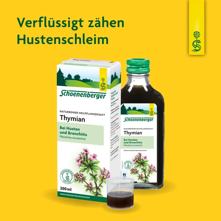 Shopapotheke Schoenenberger® Heilpflanzensaft Thymian