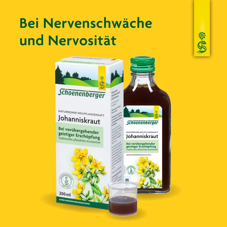 Shopapotheke Schoenenberger® Naturreiner Heilpflanzensaft Johanniskraut
