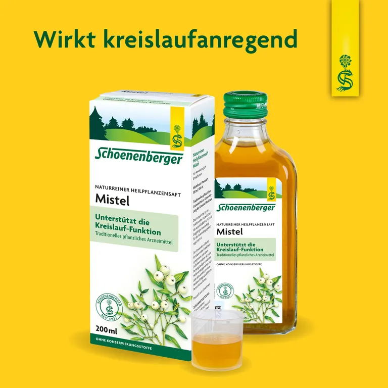 Shopapotheke Schoenenberger® Naturreiner Heilpflanzensaft Mistel