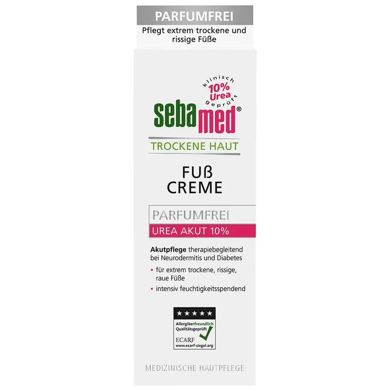 shopapotheke sebamed® Trockene Haut Fußcreme Parfumfrei Urea 10%