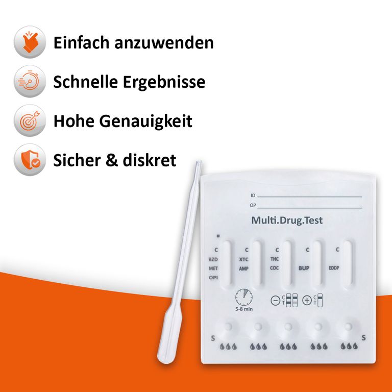 Shopapotheke Self-diagnostics Drogenschnelltest Multi 11 T