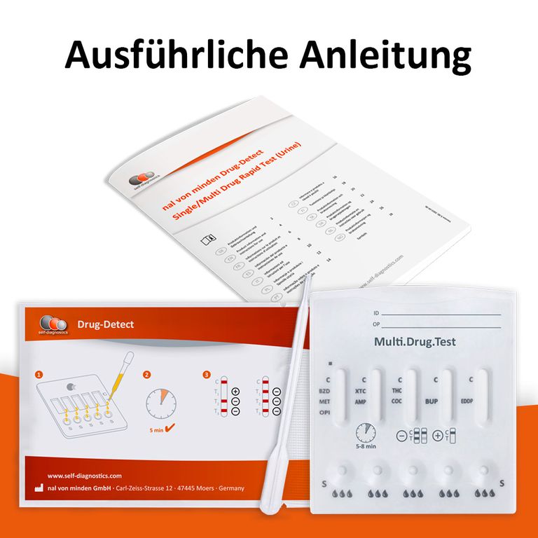 Shopapotheke Self-diagnostics Drogenschnelltest Multi 11 T