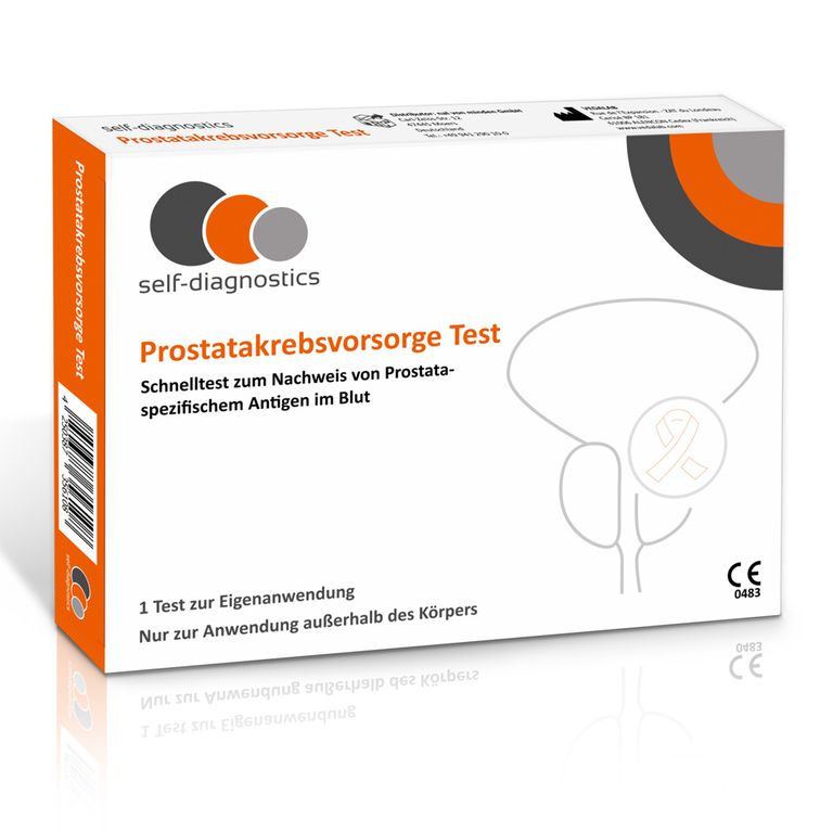 shopapotheke self-diagnostics PSA Schnelltest zur Bestimmung von Prostatakrebs Symptomen zu Hause