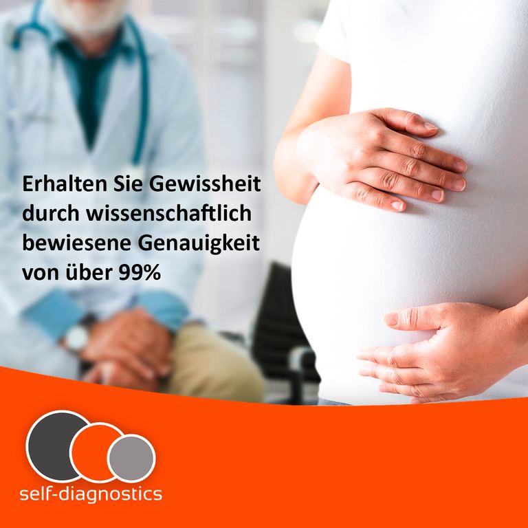 Shopapotheke Self-diagnostics Schwangerschaftstest Frühtest HCG 10 Miu/ml