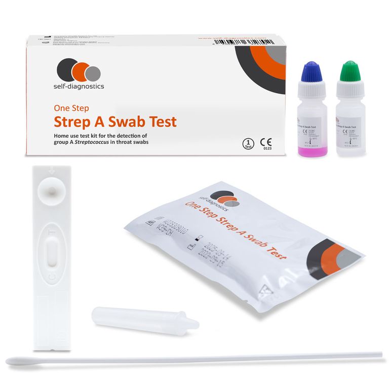 Shopapotheke Self-diagnostics Strep A Test - Streptokokken Schnelltest Mit Rachenabstrich