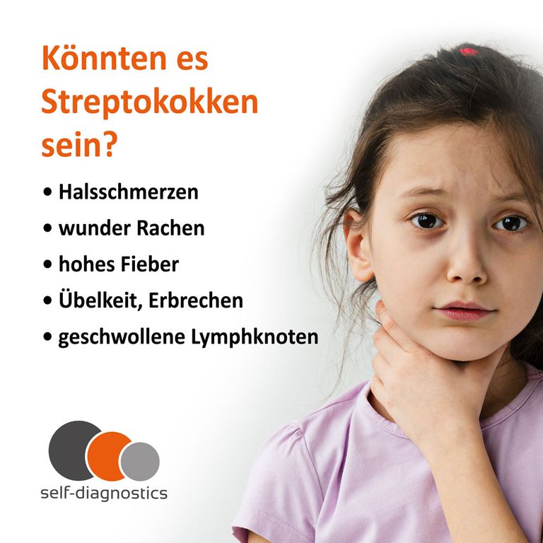 Shopapotheke Self-diagnostics Strep A Test - Streptokokken Schnelltest Mit Rachenabstrich