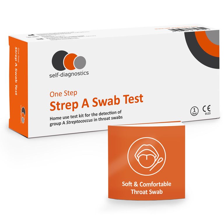 shopapotheke self-diagnostics Strep A Test - Streptokokken Schnelltest mit Rachenabstrich