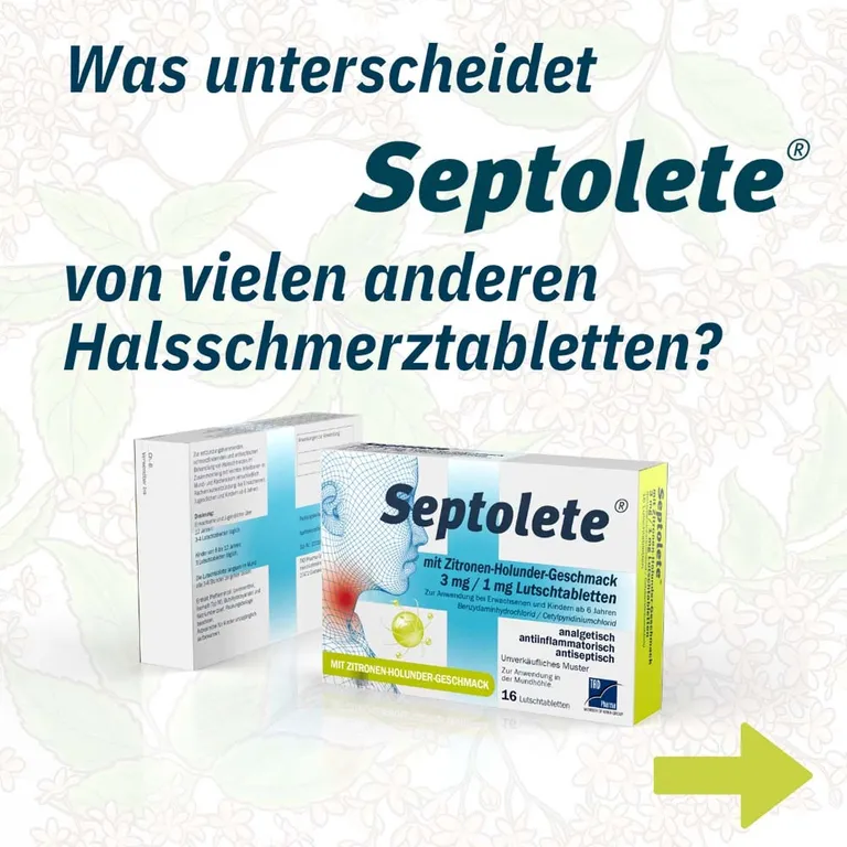 Shopapotheke Septolete Zitrone-Holunder: Die Innovative Lösung Bei Halsschmerzen