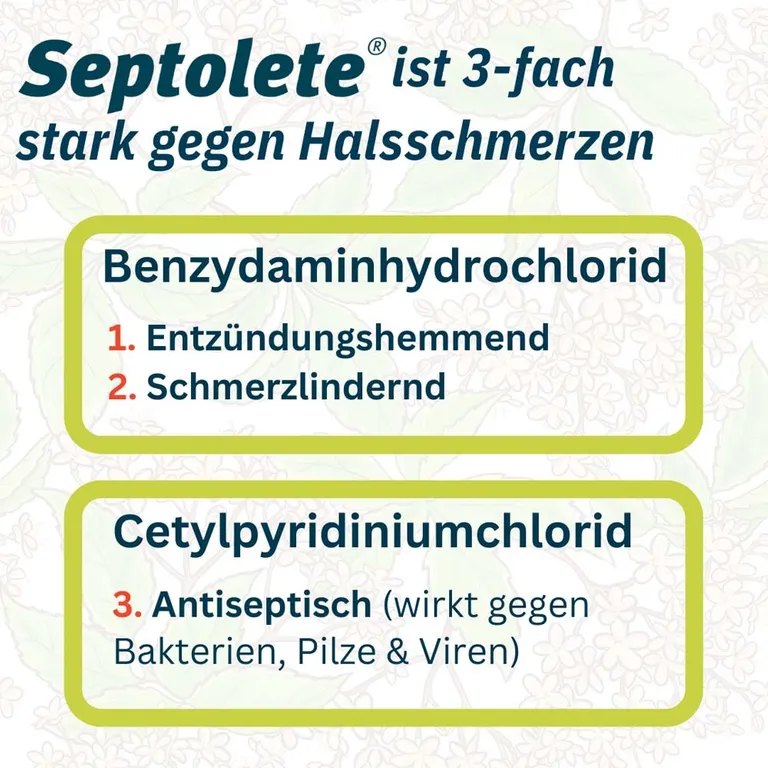 Shopapotheke Septolete Zitrone-Holunder: Die Innovative Lösung Bei Halsschmerzen