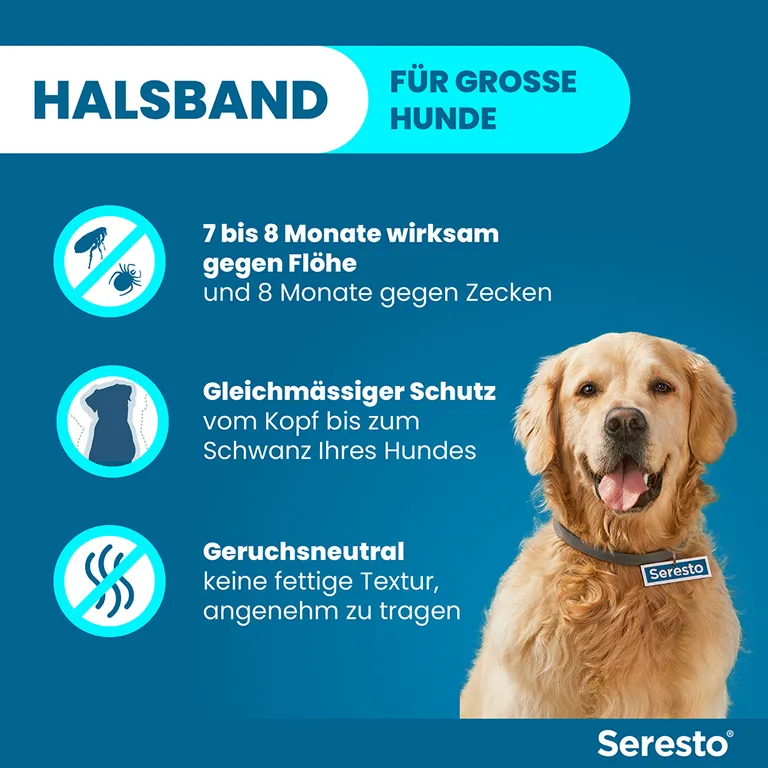 Shopapotheke Seresto® Halsband Für Große Hunde Ab 8 Kg