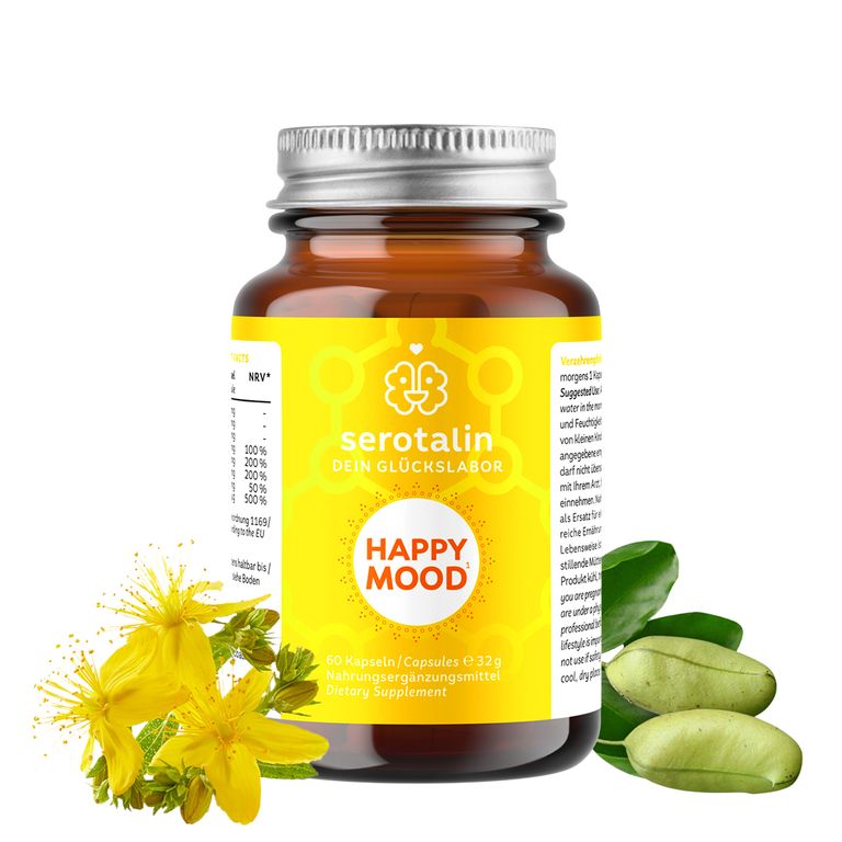 shopapotheke serotalin HAPPY MOOD 60 KAPSELN - Johanniskraut 5-HTP & L-Tryptophan
