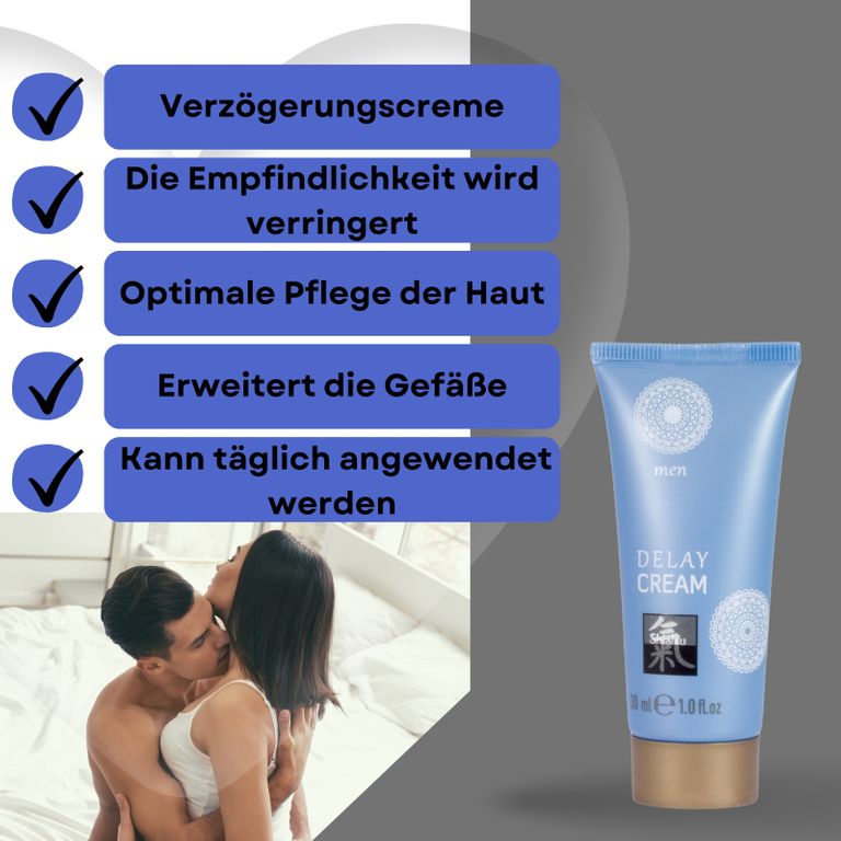 Shopapotheke Shiatsu - Delay Penis Verzögerungscreme Für Den Mann