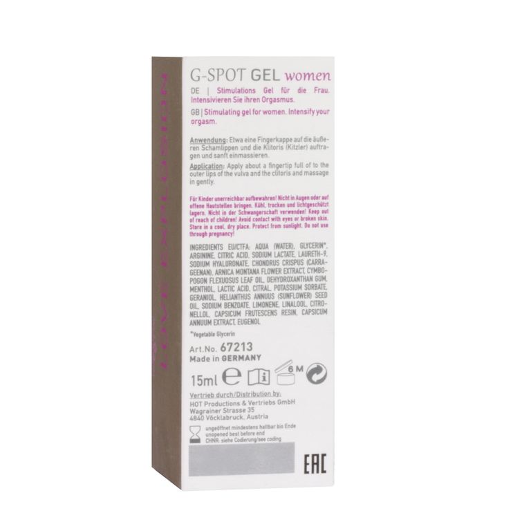 Shopapotheke Shiatsu - Stimulierendes Vagina G Punkt Gel