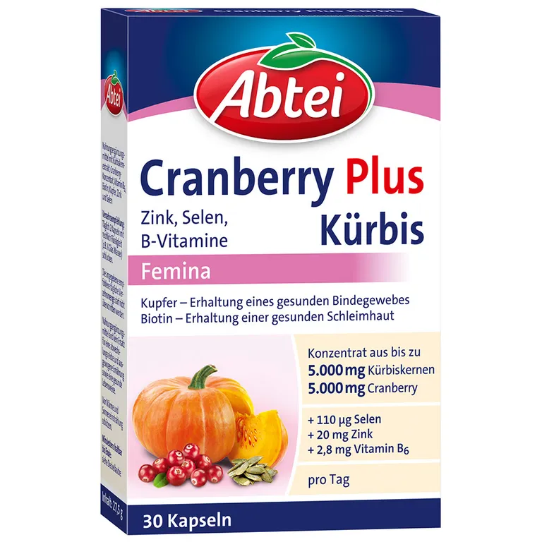 shopapotheke Abtei Cranberry + Kürbis Plus