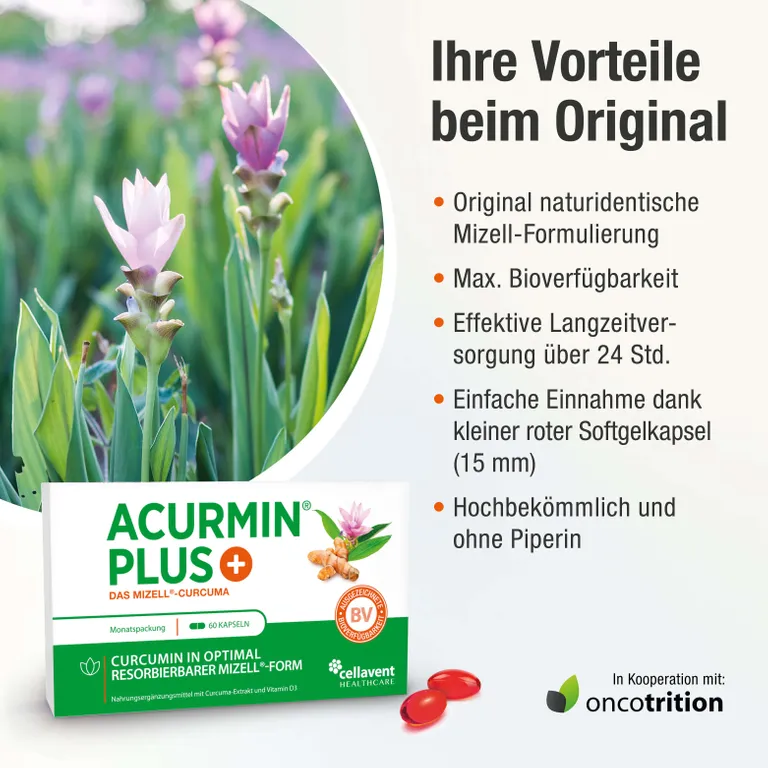 Shopapotheke ACURMIN PLUS®+ Das Mizell-Curcuma