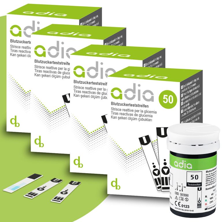 shopapotheke adia Blutzuckerteststreifen 200 Stück