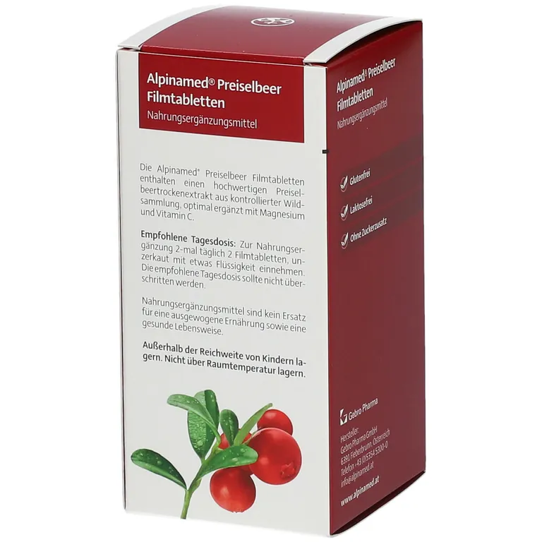 Shopapotheke Alpinamed® Preiselbeer-Filmtabletten
