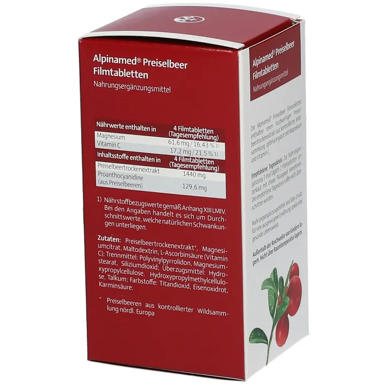 Shopapotheke Alpinamed® Preiselbeer-Filmtabletten