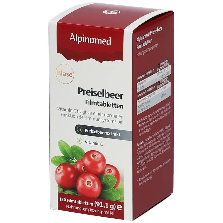 shopapotheke Alpinamed® Preiselbeer-Filmtabletten
