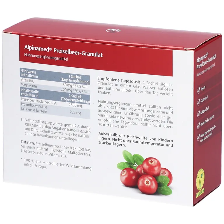 Shopapotheke Alpinamed® Preiselbeer-Granulat