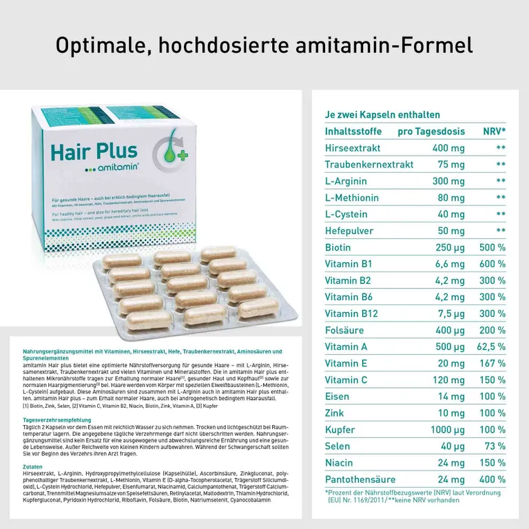 Shopapotheke Amitamin® Hair Plus