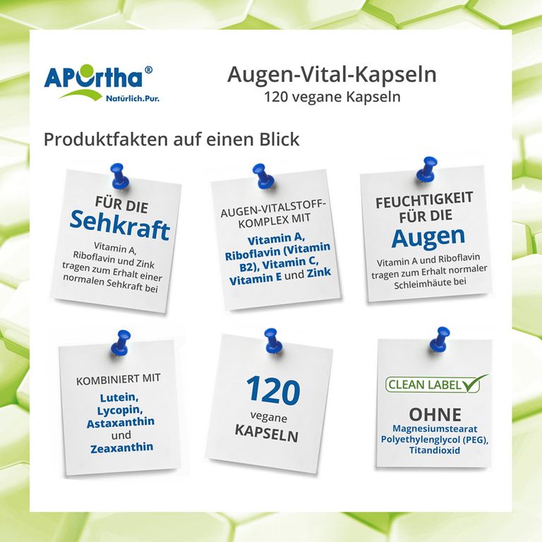 Shopapotheke APOrtha® Augen-Vital-Kapseln