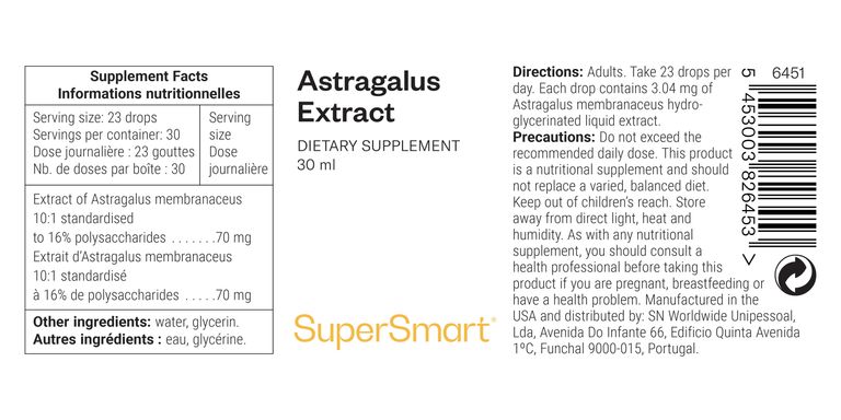 Shopapotheke Astragalus-Extrakt - SuperSmart