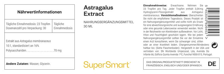 Shopapotheke Astragalus-Extrakt - SuperSmart
