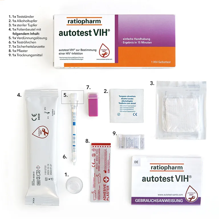 Shopapotheke Autotest VIH® Ratiopharm