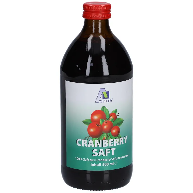 Shopapotheke Avitale Cranberry Saft 100% Frucht