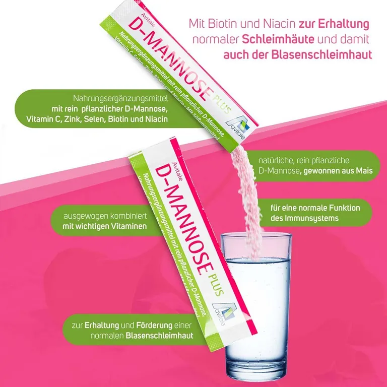 Shopapotheke Avitale D-Mannose Plus 2.000 Mg