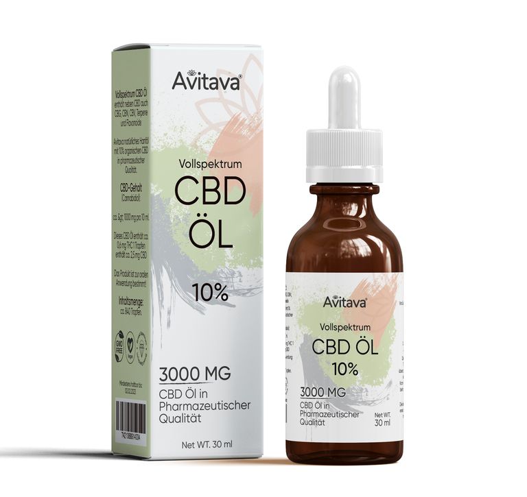 shopapotheke Avitava 10% CBD Öl im Vollspektrum