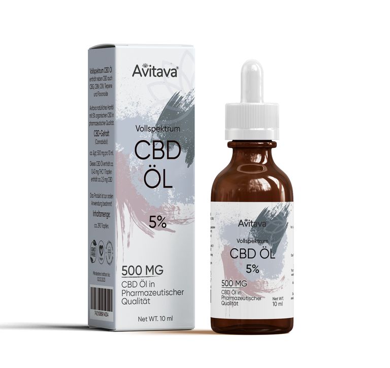 shopapotheke Avitava 5% CBD Öl im Vollspektrum