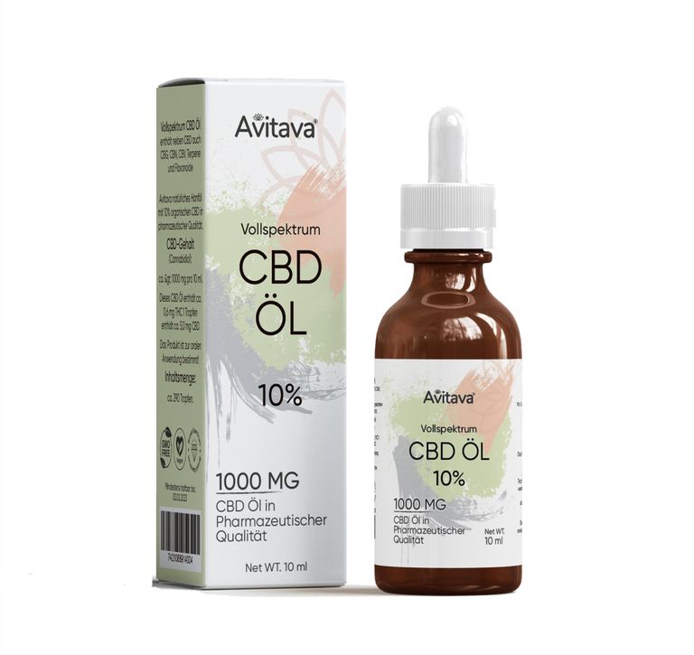 shopapotheke Avitava® 10% CBD Öl im Vollspektrum