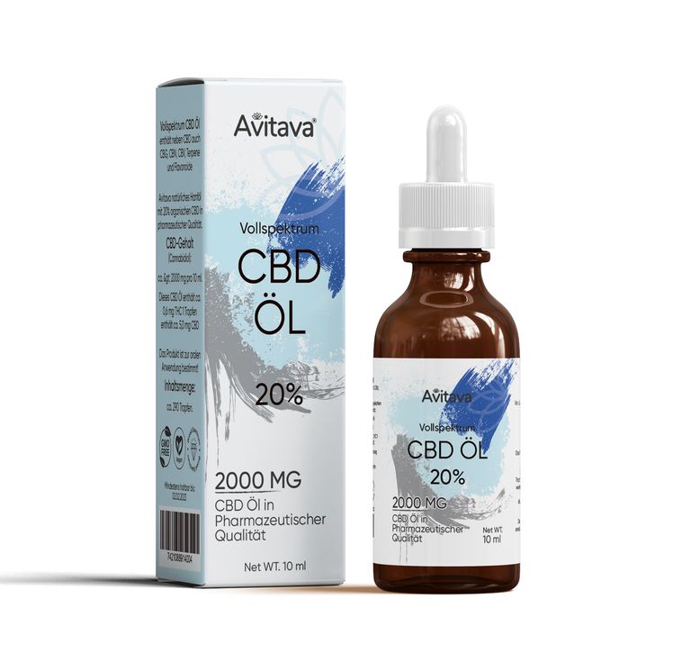 shopapotheke Avitava® 20% CBD Öl im Vollspektrum