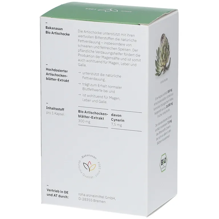 Shopapotheke Bakanasan® Bio Artischocke