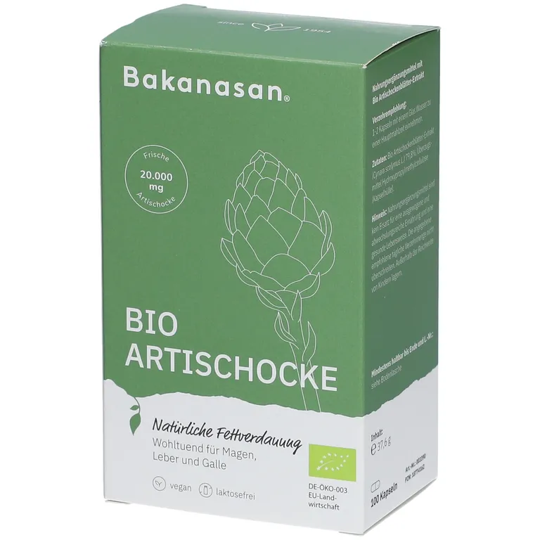 shopapotheke Bakanasan® Bio Artischocke