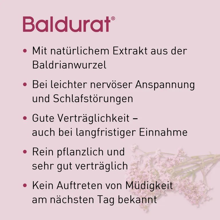 Shopapotheke Baldurat Bei Schlafstörungen