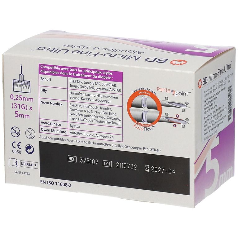 Shopapotheke BD Ultra-Fine™ 5 Mm 31G X 5 Mm