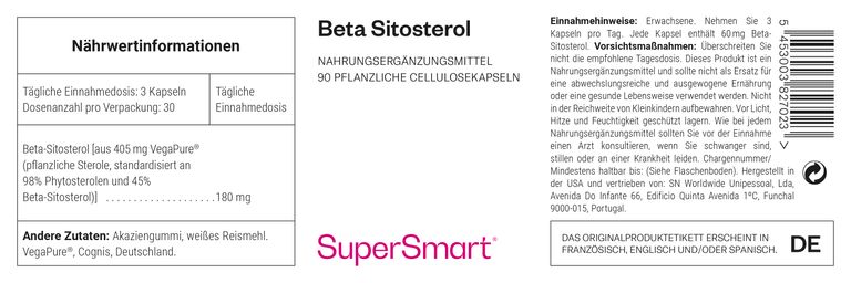 Shopapotheke Beta-Sitosterin - SuperSmart