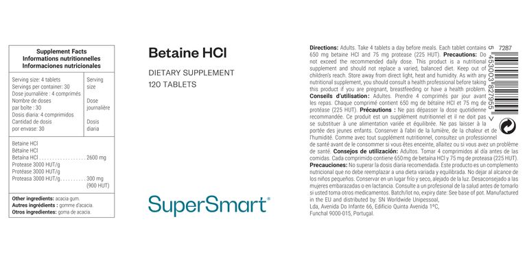 Shopapotheke Betain-HCI - SuperSmart