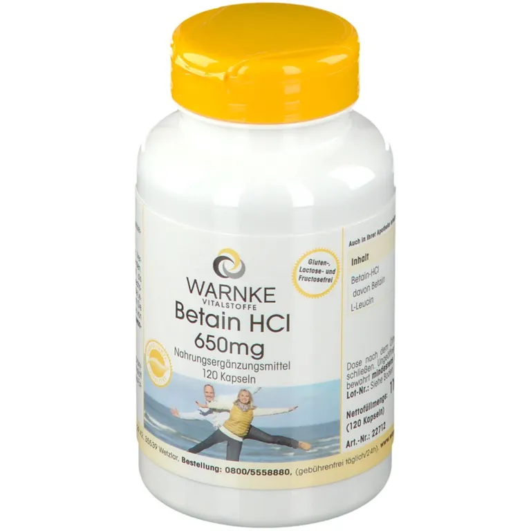 Shopapotheke Betain HCL 650 Mg