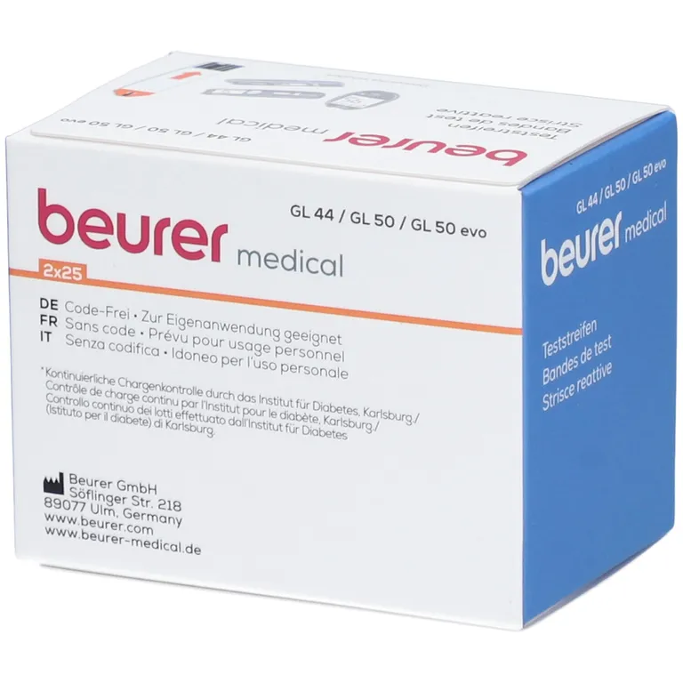 Shopapotheke Beurer Teststreifen GL 44/50/50 Evo