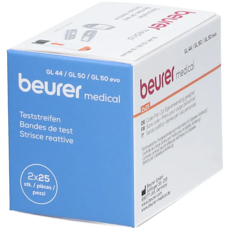 Shopapotheke Beurer Teststreifen GL 44/50/50 Evo