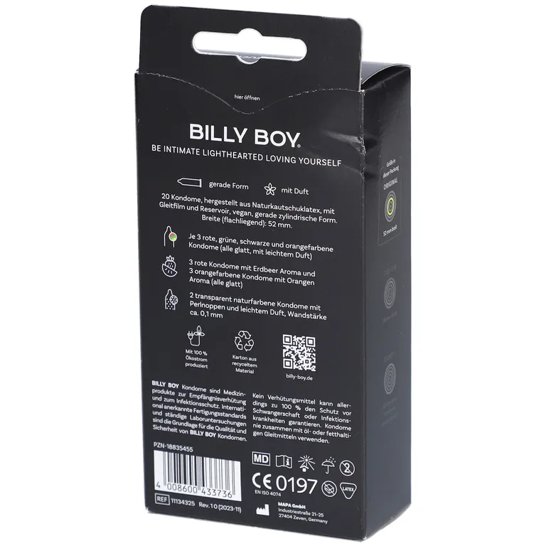 Shopapotheke BILLY BOY Kondome Bunte Vielfalt
