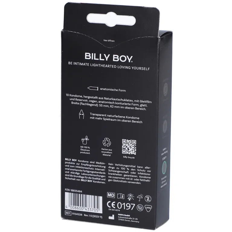 Shopapotheke BILLY BOY Kondome Gefühlsintensiv
