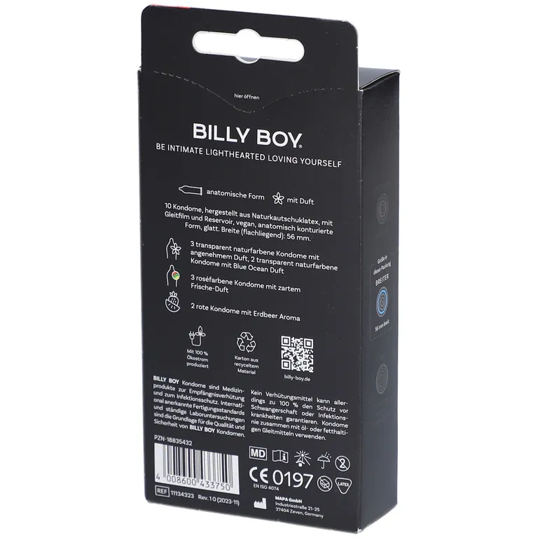Shopapotheke BILLY BOY Sinnliche Vielfalt Kondome