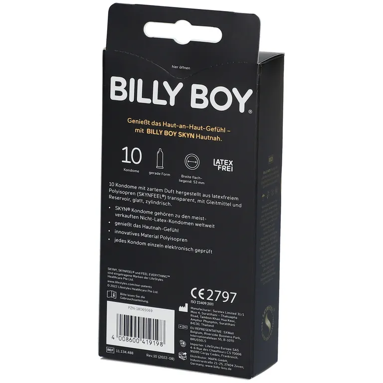 Shopapotheke BILLY BOY Skyn Hautnah