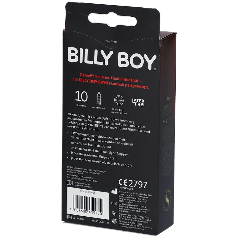 Shopapotheke BILLY BOY Skyn Hautnah Perlgenoppt