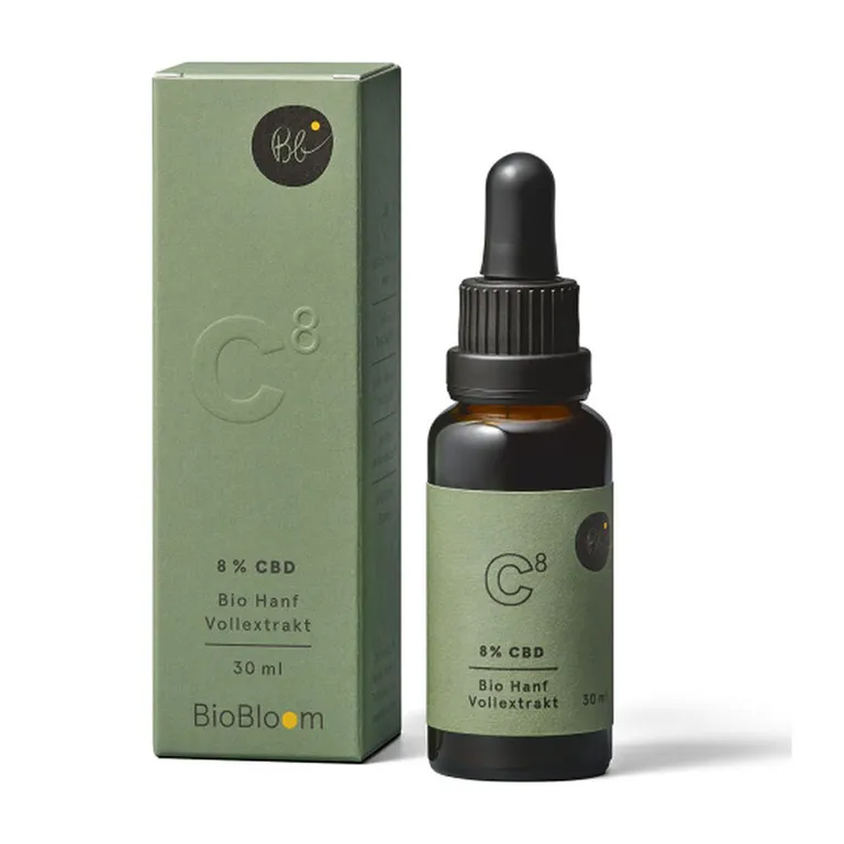 shopapotheke BioBloom 8% Bio CBD Öl